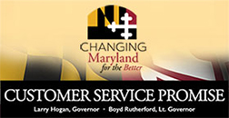 Changing Maryland for the Better, The Customer Service Promise